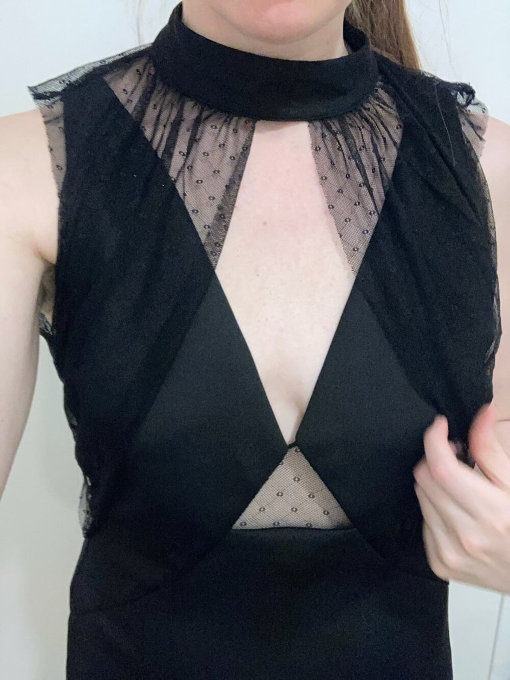 Black Guess Midi Dress